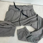 Lululemon  Base Runner Yoga Joggers Pant Mini Check Pique White Heathered… Photo 5