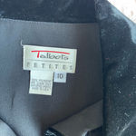 Talbots Vintage 80’s black velvet short dress jacket Photo 6