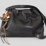 Malibu Skye black vegan leather hobo bag Photo 2