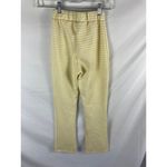 Urban Outfitters  Yellow White Gingham Plaid Flare Pants Size Small Photo 5
