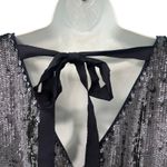 J.Crew  Navy Blue Long Sleeve Sequin Tie Back Mini Dress size 2 NEW Tags Party Photo 4