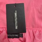 Pretty Little Thing  Dress Sz8 Front Slit Draped Padded Bra Special Events Feminine Photo 5