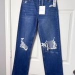 KanCan USA Kancan Jeans 90's Straight Women's Size 24 - NWT The Buckle Button Fly Distress Photo 0