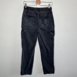 SO  Juniors Super High Rise Black Cargo Jogger Drawstring Denim Jeans Size 5/27 Photo 1