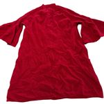 MOTH Dress Womens Medium Cherry‎ Red Chester Bell Sleeve Sweater Anthropologie Photo 2