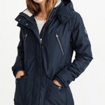 Abercrombie & Fitch Water Wind Resistant Hooded Technical Parka Jacket Size S Photo 0