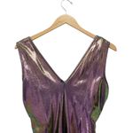 Frederick's of Hollywood Vintage Frederick’s of Hollywood Metallic Mini Dress Size Large Purple Oilslick Photo 9