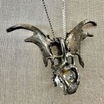 Unisex Mystical dragon with crystal ball pendant necklace Photo 8