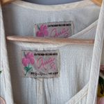 Vintage 2 Piece Ana Rosa Handpainted Floral Gauzy Maxi Dress Jacket Pink Size undefined Photo 3