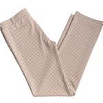 Betabrand NWOT  Pull-On Stretch Pants
Tan Cream Plaid Size Large Tall Photo 1