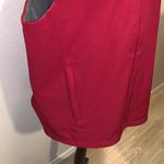 Tri Mountain Performance red micro fleece lined sleeveless zip up vest Size XL Photo 2