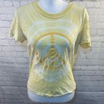 LA Hearts  T-Shirt Yellow Tie Dye Peace Sign-Small Photo 0