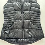Lululemon Fluffin Awesome Goose Down Vest Shine Black Size 6 Puffer Winter Ski Photo 4