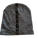 Lululemon  grey heather jersey beanie hat stretch one size Rare Photo 1