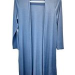 Torrid Cardigan Teal Blue Size M/L Duster Open Front Long Sleeve Jersey Spandex Photo 0