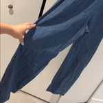 Forever 21  size medium Blue Denim Jumpsuit front zipper side pockets loose fit Photo 6