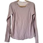 Lululemon Sculpt Long Sleeve Top Powdered Mauve Womens Photo 2