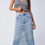 Free People NWOT  High Tide Cable Tank Top Knit Gray Shiny Photo 4