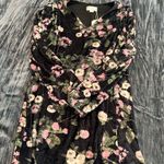 Love Riche Floral Long Sleeve Velvet Dress Size L by  Photo 0