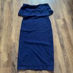 Lulus LULU’S Lots Of Love Navy Blue Strapless Midi Dress Photo 3