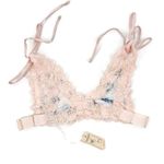 Free People x HAH Flip HAHround Bra Ditsy Floral French Blue NWT Small Photo 1