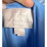 Gal Meets Glam Courtney Blue White Striped Dress Sz. 6 Photo 6