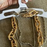 Urban Outfitters  Bianca Gold Silver Statement Chunky Chain Layering Necklace Photo 3