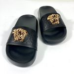 Versace NWB Palazzo Medusa Slide Sandal Black Size 37EU 1009461 DGOM8 KVO41 Photo 8