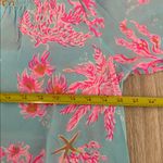 Lilly Pulitzer New  Elsa Top Long Sleeve Blouse Royal Coral Women’s Medium Photo 4
