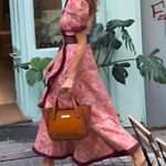 Isabelle Floral Maxi Dress w/ Puff Sleeves L Wedding Guest Artsy READ DESCR Pink Size L Photo 7