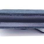 Solid Black Velvet Evening Crossbody Snap Photo 3