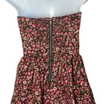 PacSun Sound & Matter  Floral Whimsigoth Mini Dress XS Strapless Fairy Grunge Photo 4