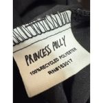 Princess Polly  Black Silk Satin Long Sleeve Cowl Neck Mini Slip Dress Size 4 Photo 4