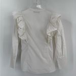 Hunter Bell Hunter‎ Bell white ruffle blouse size small Photo 1