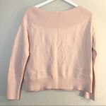 Anthropologie Moth by Off Shoulder Light Pink Sweater Size XS Photo 1