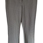 Theory  Dress Pants Black White Houndstooth Stretchy Womens Size 10 Photo 0