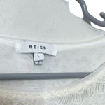 Reiss Rayee Short Sleeves Blouse Lace Top White Blouse Women’s Size L Photo 6