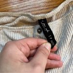 Urban Outfitters Out from Under light gray ribbed henley romper size small Photo 2