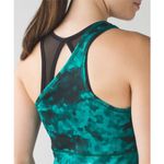 Lululemon  One Shoulder Tank Clouded Dreams Cosmic Teal Multi / Black size 4 Photo 5