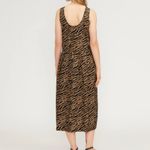 Everlane  Poplin Pullover Dress Tiger Stripe Brown Black Tank Medium Photo 1