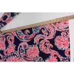 Lilly Pulitzer  Preppy Designer Old Money Paisley Floral Knee Length Dress Small Photo 5