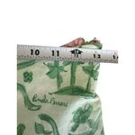 PAMELA FERRARI Green Italian Print Shorts Size Small Photo 7