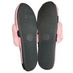 Victoria's Secret Signature Fuzzy Satin Black & Pink Polka Dot Slippers Size M Photo 7