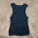 Anthropologie Pilcro Blue Stitched Sweater Knit Tank Size Medium Photo 1
