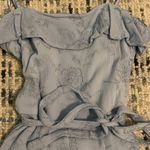 Francesca's Francesca’s embroidered lace layered romper with belt Photo 1