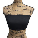 SheIn  Black Tube Top XS / US 2 Sleeveless‎ Cropped Casual Basic Photo 0