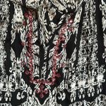 Soft Surroundings  large L flowy rayon top 3/4 bell sleeve detailed decoration Photo 2