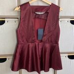ZARA  open back satin peplum Photo 4