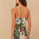 Farm Rio NWT Midnight Macaw Fiesta Off-White Sleeveless Flower Mini Dress Photo 4