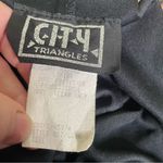 City Triangles Vintage Y2K Dark Fairy Goth Slinky Black Spaghetti‎ Strap Back Maxi Dress Sz M Photo 4